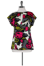 Current Boutique-Trina Turk - Floral Print Blouse Sz 4