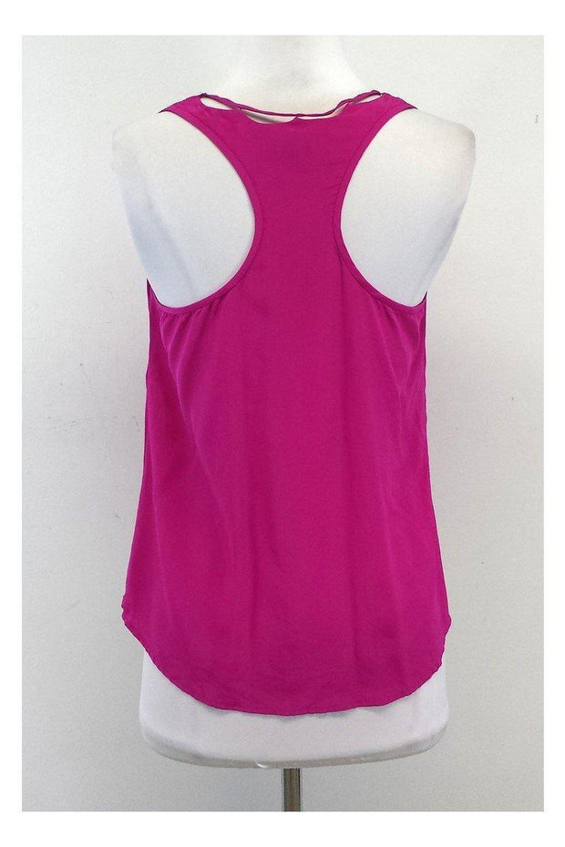 Current Boutique-Trina Turk - Fuchsia Silk Tank Sz L