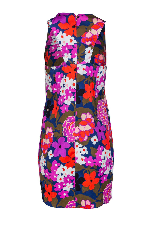 Current Boutique-Trina Turk - Multicolored Floral Sheath Dress Sz 6