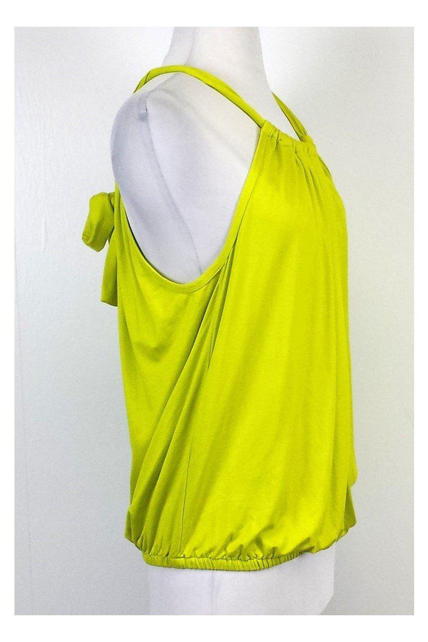 Current Boutique-Trina Turk - Neon Yellow Sleeveless Top Sz P