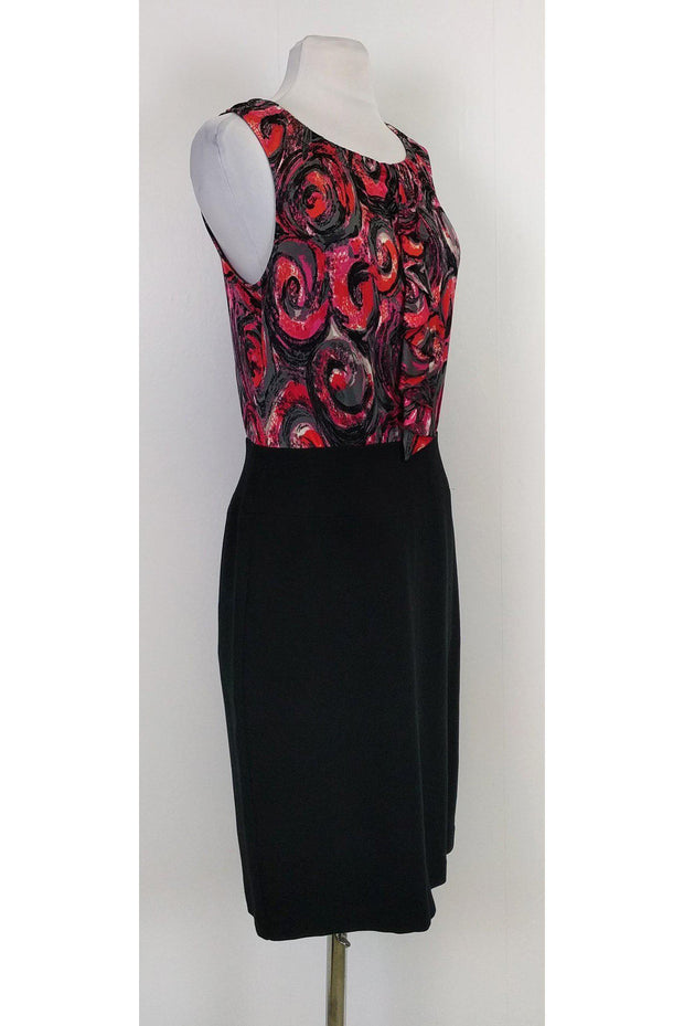 Current Boutique-Trina Turk - Pink & Black Printed Dress Sz 4