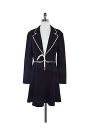 Current Boutique-Valentino - Black & White Suit Dress Sz 10