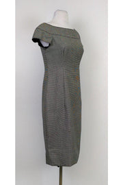 Current Boutique-Valentino - Houndstooth Cap Sleeve Dress Sz 4