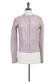 Current Boutique-Valentino - Periwinkle Button-Up Cardigan Sz 4