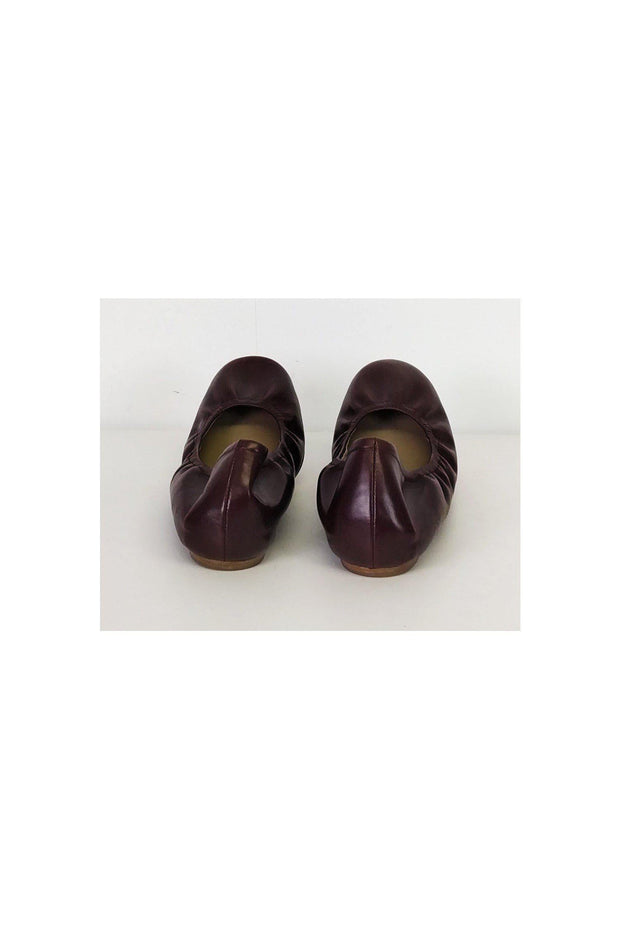 Current Boutique-Vera Wang Lavender Label - Burgundy Flats Sz 8.5