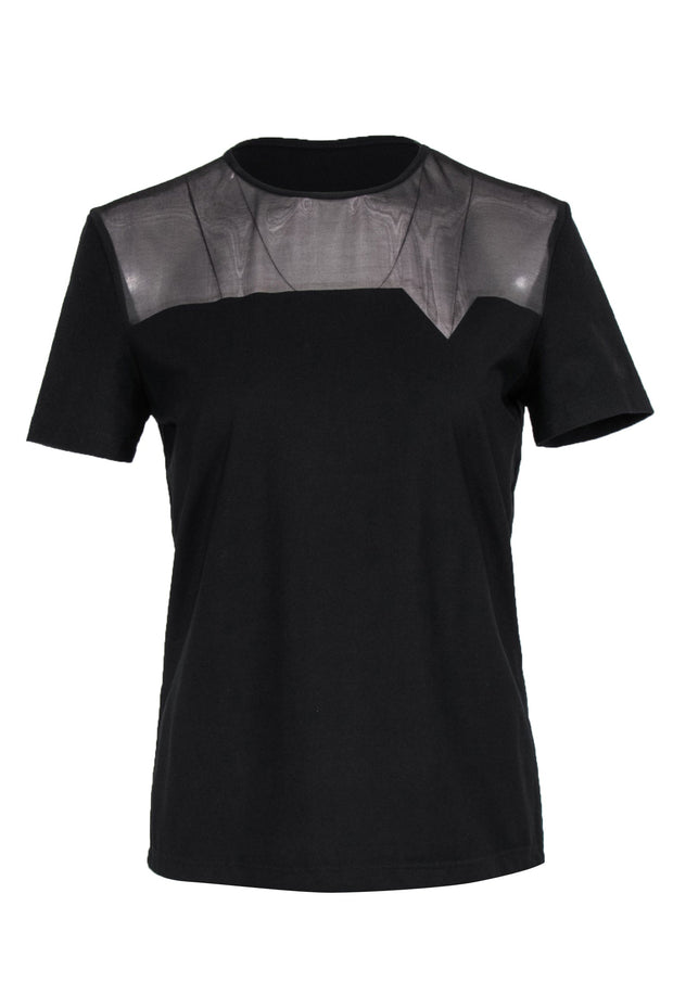 Current Boutique-Versace Jeans Couture - Basic Black Round Neck T-Shirt Sz L