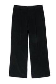 Current Boutique-Vince - Black Silk Sheer Wide Leg Pants Sz 0