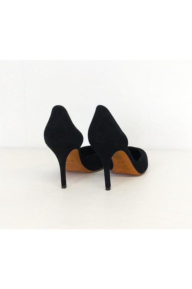 Current Boutique-Vince - Black Suede Cut-Out Heels Sz 9.5