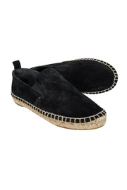 Current Boutique-Vince - Black Suede Espadrille Flats Sz 6