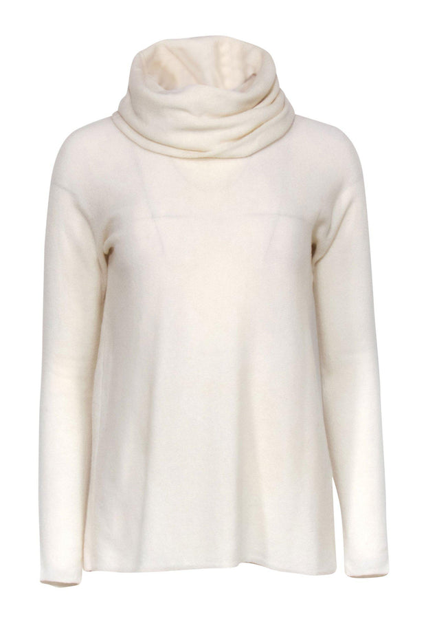 Current Boutique-Vince Camuto - Ivory Cashmere Knit Turtleneck Sweater Sz XS