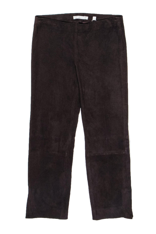 Current Boutique-Vince - Chocolate Brown Suede Leggings Sz L