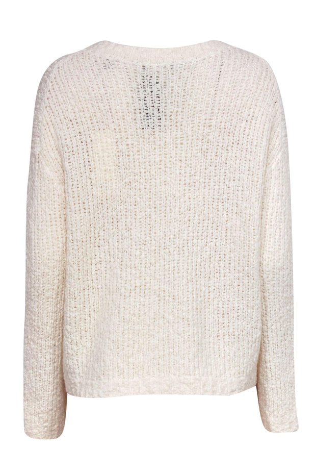 Current Boutique-Vince - Cream Knit Sweater Sz M