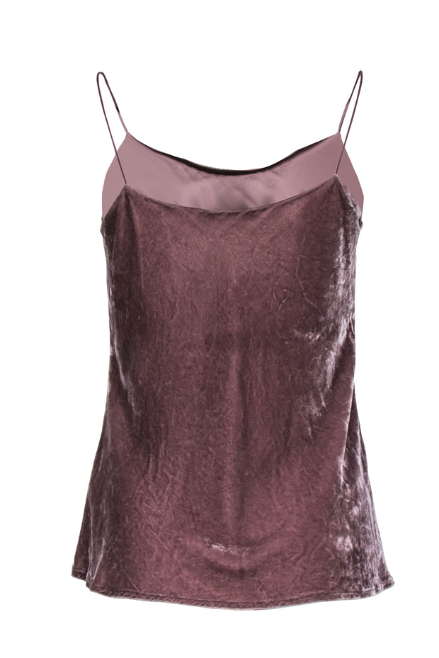 Current Boutique-Vince - Dust Pink Velour Tank Sz XS