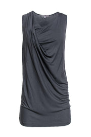 Current Boutique-Vince - Grey Draped Cowl Neck Tank Dress Sz XS