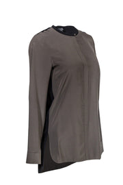 Current Boutique-Vince - Grey Long Sleeve Blouse Sz 4