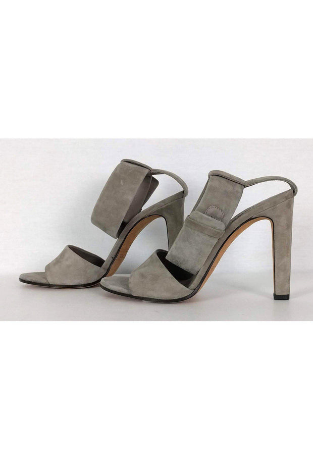 Current Boutique-Vince - Grey Suede Ankle Pumps Sz 8