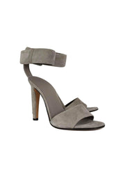 Current Boutique-Vince - Grey Suede Ankle Pumps Sz 8