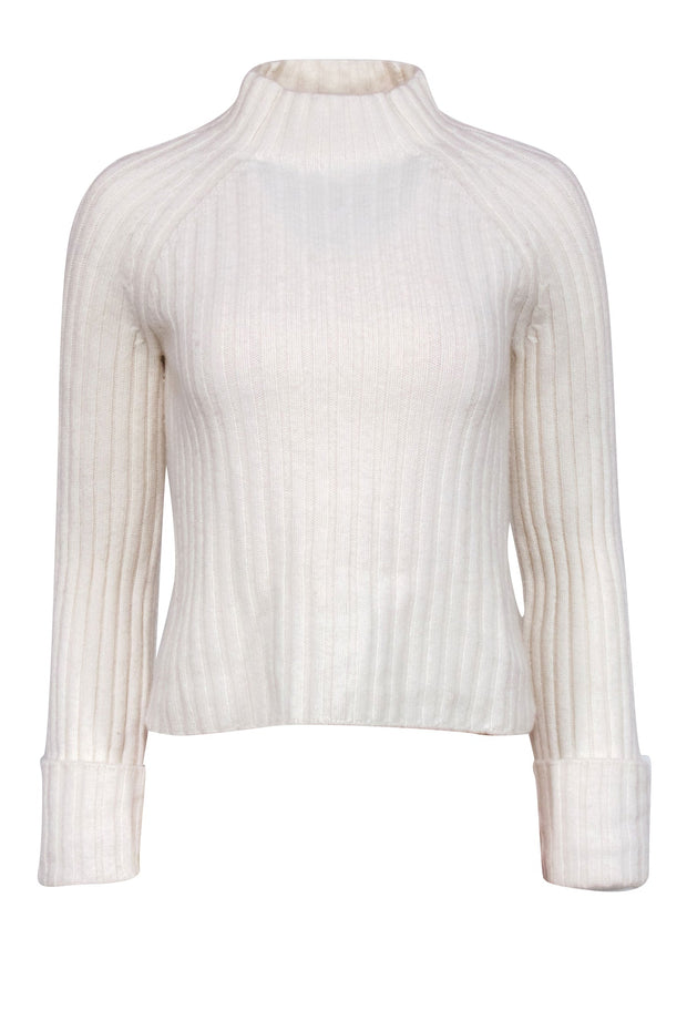 Current Boutique-Vince - Ivory Wool & Cashmere Blend Sweater Sz S