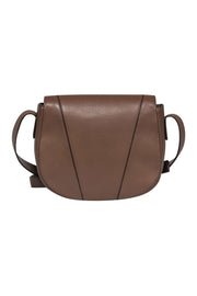 Current Boutique-Vince - Light Taupe Saddle-Style Crossbody