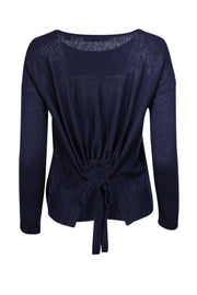 Current Boutique-Vince - Navy Blue Cashmere Sweater Sz XS