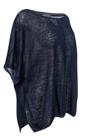 Current Boutique-Vince - Navy Dolman Sleeve Linen Top Sz XS