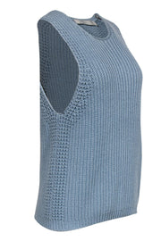 Current Boutique-Vince - Periwinkle Blue Knitted Sweater Tank Sz S