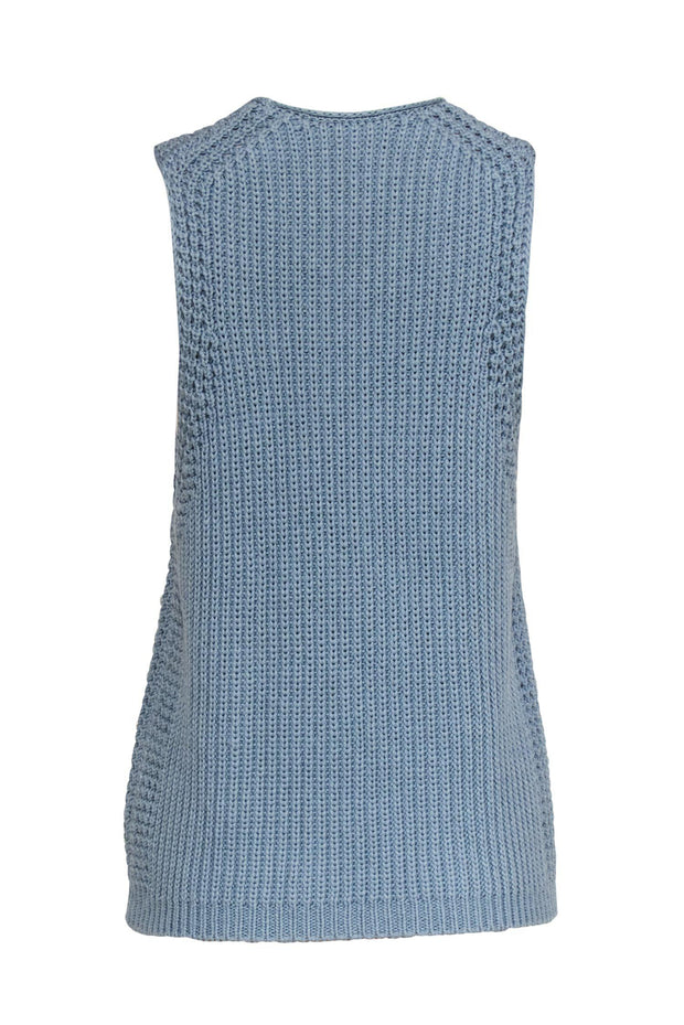 Current Boutique-Vince - Periwinkle Blue Knitted Sweater Tank Sz S