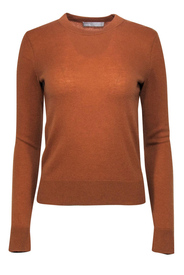 Current Boutique-Vince - Pumpkin Cashmere Sweater Sz XS