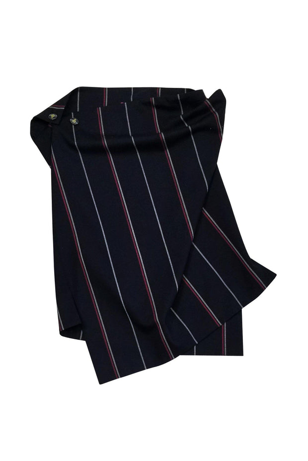 Current Boutique-Vivienne Westwood - Navy Striped Skirt Sz 8