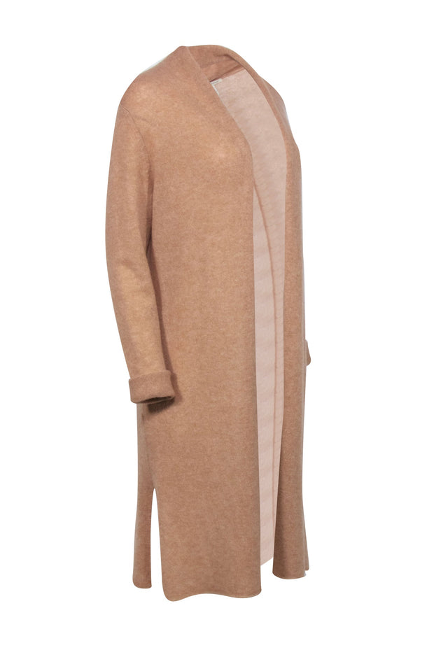 Current Boutique-White & Warren - Tan Cashmere Long Cardigan Sz L