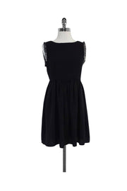 Current Boutique-Wren - Black Silk Sleeveless Dress Sz M