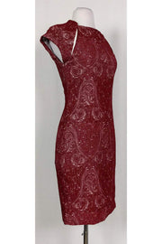 Current Boutique-Yigal Azrouel - Red Textured Dress Sz 6