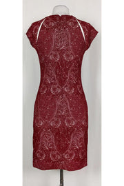 Current Boutique-Yigal Azrouel - Red Textured Dress Sz 6