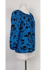 Current Boutique-Yumi Kim - Bright Blue Printed Top Sz XS