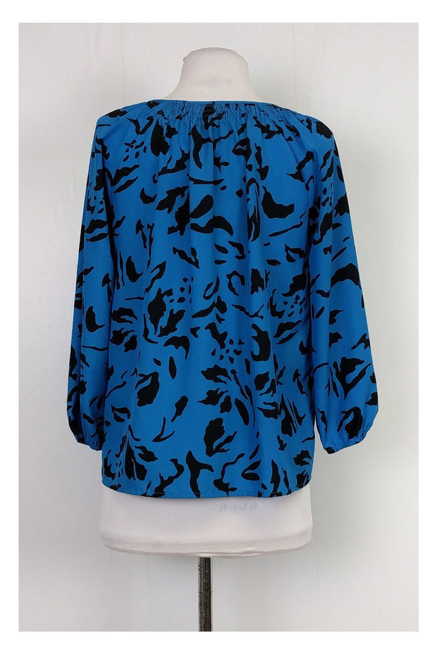 Current Boutique-Yumi Kim - Bright Blue Printed Top Sz XS