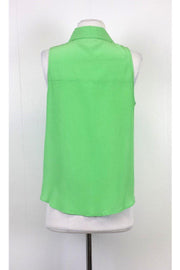 Current Boutique-Yumi Kim - Light Green Collared Blouse Sz S