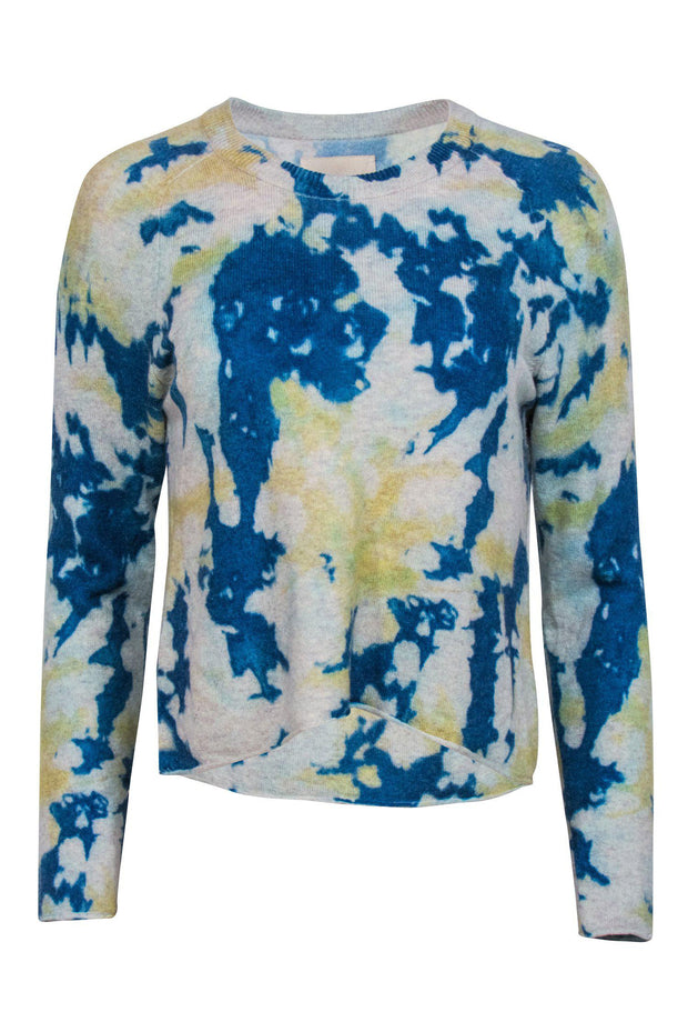 Current Boutique-Zadig & Voltaire - Blue & Green Tie-Dye Sweater Sz M