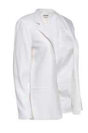 Current Boutique-Zadig & Voltaire - Ivory Open Front Blazer Sz 1