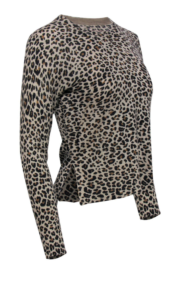 Current Boutique-Zadig & Voltaire - Leopard Print Cashmere Sweater Sz 6