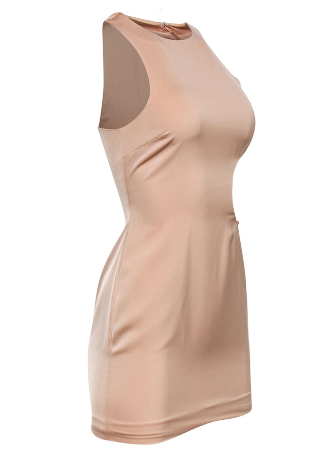 Current Boutique-h:ours - Nude Sleeveless Mini Dress w/ Cutout Sz XS